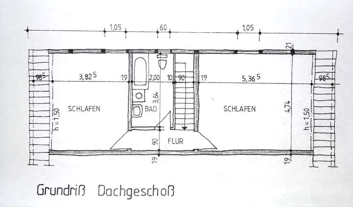 Grundriss Dachgeschoss