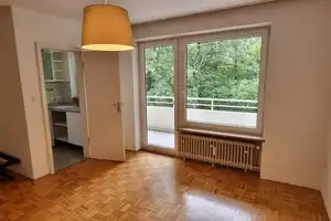 Möbilierte 1-Zimmerwohnung mit Blick ins Grüne – München – Vorschaubild 5