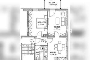 Tauschwohnung: 2-Zimmer-Wohnung in Pasing mit traumhaften Balkon – 81243 Pasing, München – Vorschaubild 2