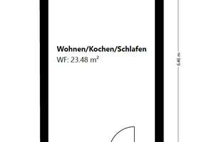 Bogenhausen: Helle 1-Zi-Wohnung (34 m²)  + Hobbyraum (36 m²) mit Terrasse – Homeoffice/Atelier – Höslstraße 30, 81927 Englschalking, München – Vorschaubild 8