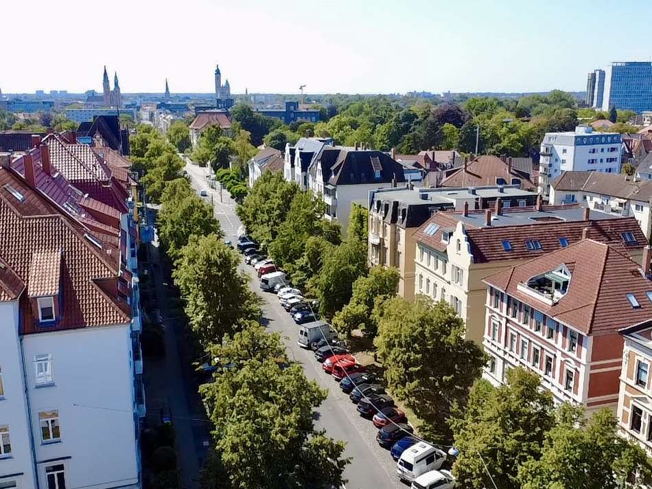 Blick auf die Humboldtstraße