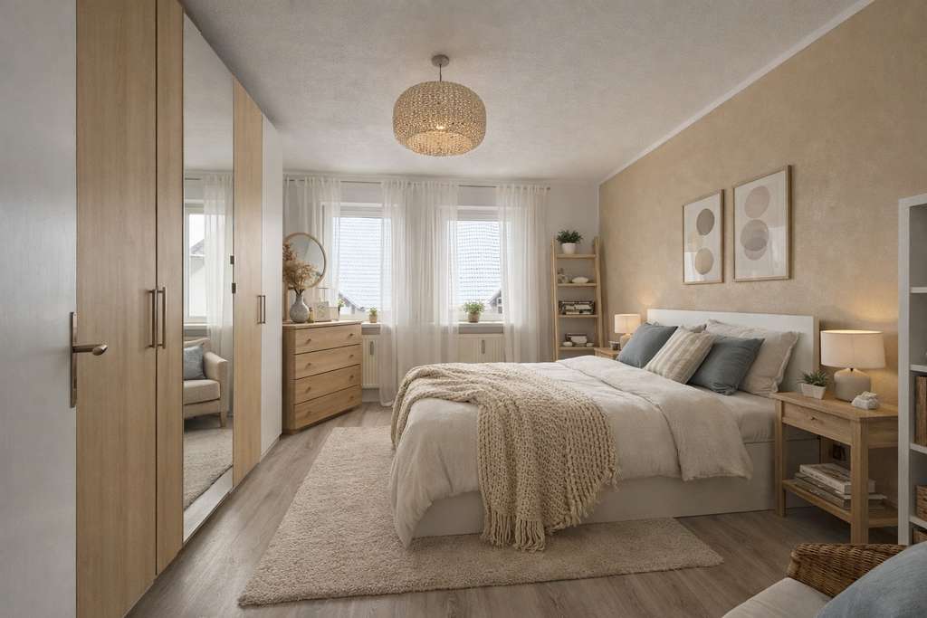 Immobilie in Schwabhausen - Bestlage Arnbach: Sonnige 4 Zi. Gartenwohnung mit Terrasse, Garage und Stellplatz - Bild 1