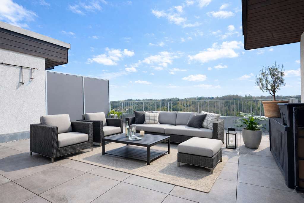 Immobilie in Wildberg - Terrassenwohnung mit Weitblick auf dem Wächtersberg in Wildberg - Bild 2