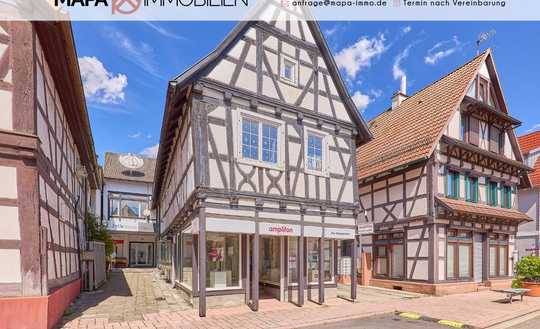 Charme trifft Vielseitigkeit – Fachwerkhaus mit Gewerbe- und Wohneinheit im Herzen von Kandel
