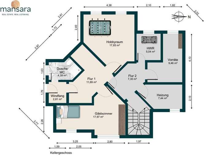 Grundriss Kellergeschoss