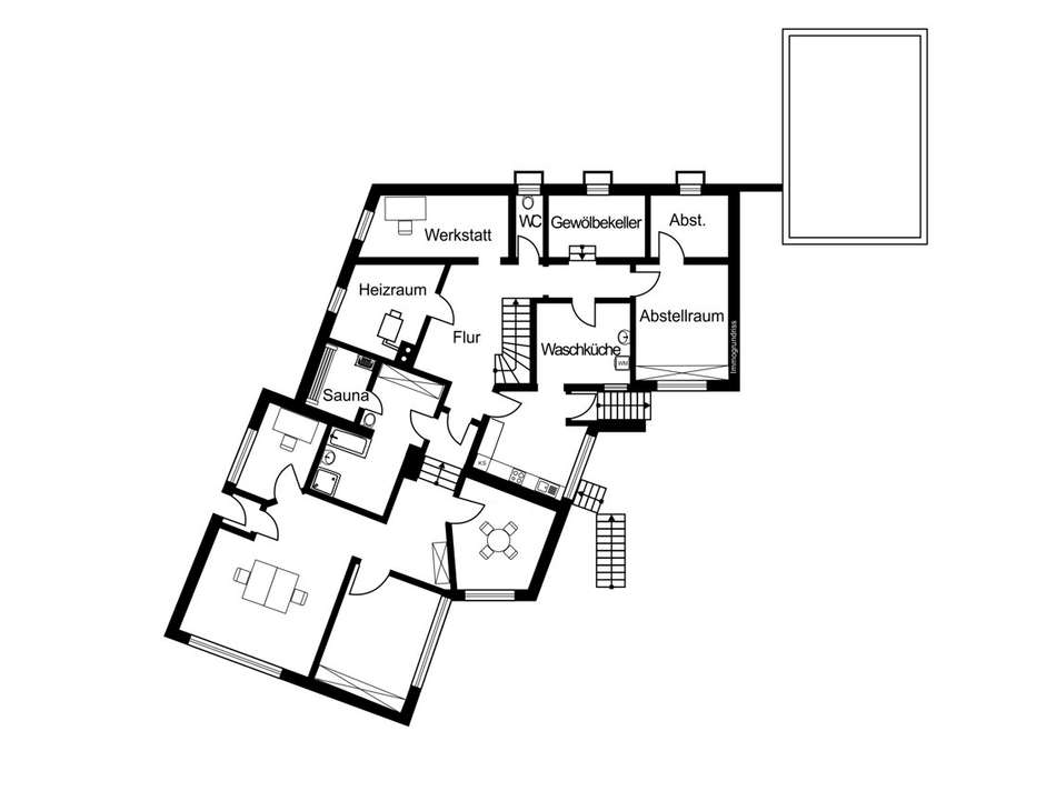 Garten-/ Untergeschoss