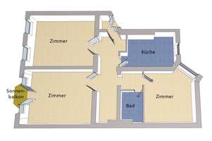 IMMOBERLIN.DE - Seltene Kombination nahe Winterfeldtplatz! Lichtdurchflutete 3-Zimmer Altbauwohnung – Die vollständige Adresse der Immobilie erhältst du vom Anbieter., 10781 Schöneberg, Berlin – Vorschaubild 10