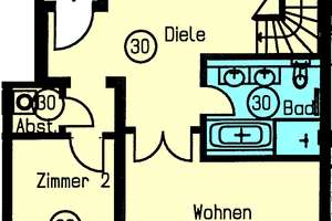 "Frei-werdende 4-Zimmer-Wohnung in historischem Gebäude von 1936 in Leipzig." – Gutenbergplatz 3, 4103 Zentrum-Südost, Leipzig – Vorschaubild 5