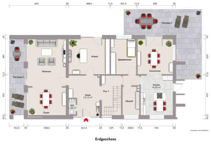 Grundriss Erdgeschoss