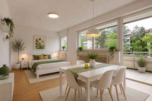 Leere 1-Zi-Whg mit Balkon - S-Ost - ruhige Lage in Gaisburg - BESICHTIGUNG SO, 16.08.26