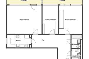 Heidelberger Höhenlage im Grünen, Loggia mit Fernblick 3 Zi. 92 m², EBK, Aufzug, 2 Bäder, Stellplatz – Die vollständige Adresse der Immobilie erhältst du vom Anbieter., 69126 Boxberg, Heidelberg – Vorschaubild 22