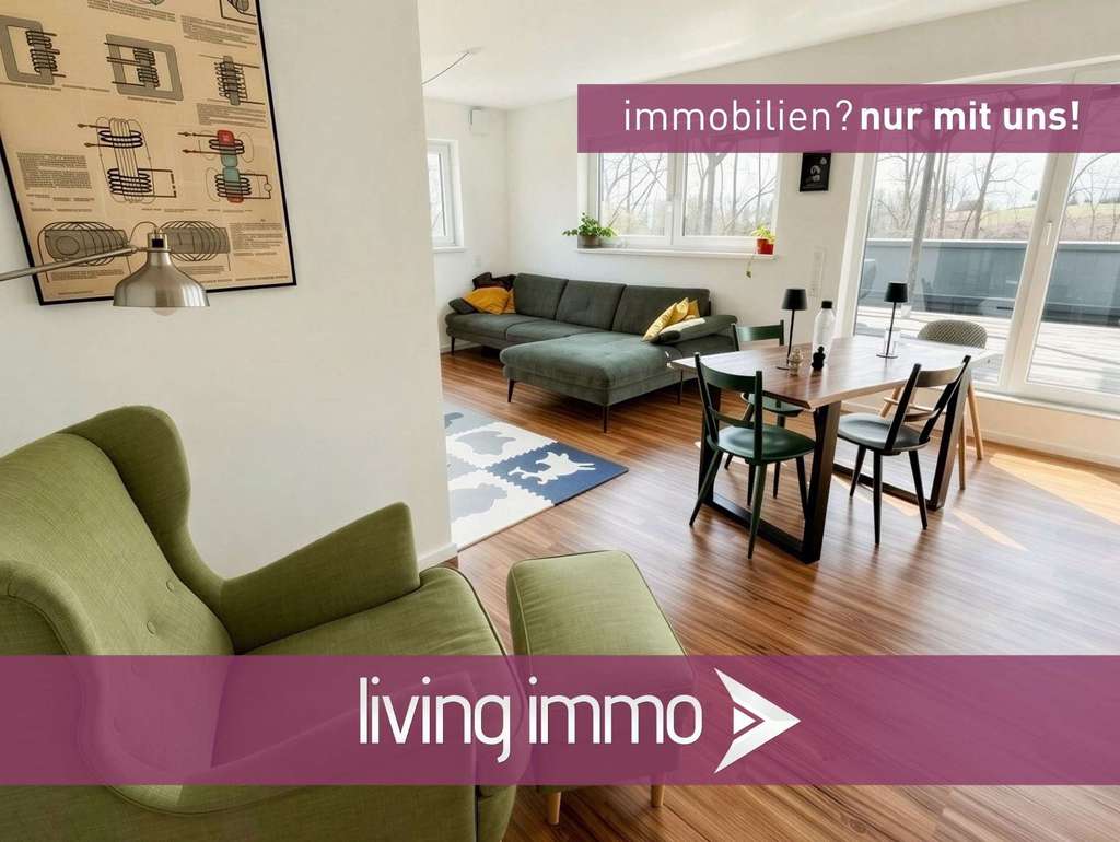 Immobilie in Windorf - Grüne Oase mit großzügiger Terrasse - Moderne 3-Zimmer-Wohnung zum Wohlfühlen in Windorf - Bild 0