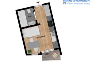 St. Johannis: 4% Bruttorendite TOP-vollmöbliertes Microappartement / Baubeginn bereits erfolgt. – Die vollständige Adresse der Immobilie erhältst du vom Anbieter., 90419 Sandberg, Nürnberg – Vorschaubild 2