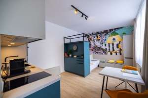*Kurze Wege zur Uni*  1-Zimmer-Neubauwohnung *Vollmöbliert* – Steinbühler Straße 4-6, 90443 Gostenhof, Nürnberg – Vorschaubild 1
