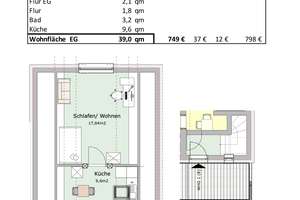 Komplett möbliertes, modernes Apartment mit Terrasse und hochwertiger Ausstattung  – Kanonenweg 5, 49084 Schinkel, Osnabrück – Vorschaubild 20