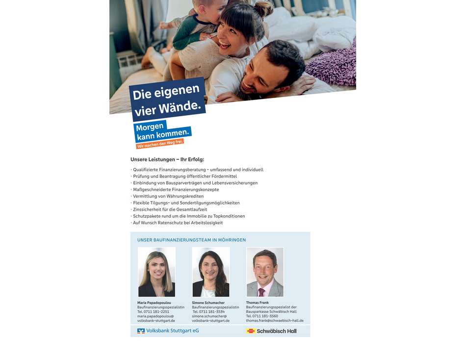 Ihre Baufinanzierungsberater i