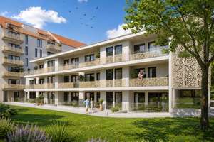 WE Nr.01: Tiefergelegtes EG mit Privatgarten – Moderne 1-Zimmer-Wohnung mit durchdachtem Grundriss – Landsberger Strasse 519, 81241 Pasing, München – Vorschaubild 3