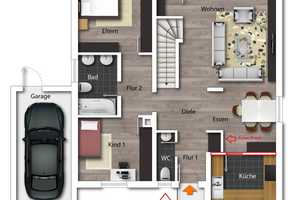 *NEU* FAMILIENFREUNDLICHES FREISTEHENDES ARCHITEKTENHAUS IN RUHIGER LAGE VON WIESBADEN! – Reutlinger Straße 4, 65205 Wiesbaden – Vorschaubild 15