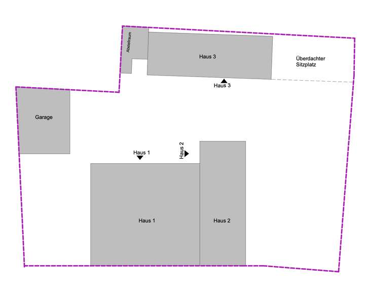 Flächenplan Grundstück