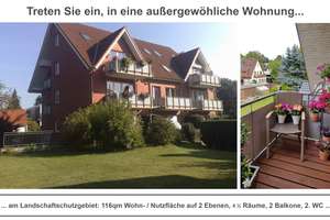 Nur für kurze Zeit... COURTAGEFREI  / 4,5 Räume / 118qm Wohn-nutzfläche 2 Ebenen / 2 Balkone / 2. WC