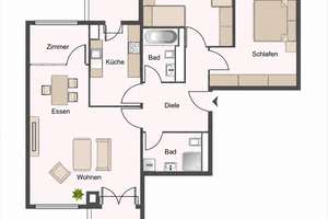 Großzügige Dachterrassenwohnung mit zwei Terrassen in München-Feldmoching – 80995 Feldmoching, München – Vorschaubild 16