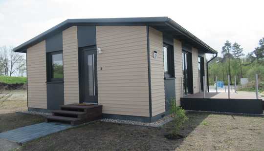 Bild von Modulhaus im Bungalowstil – modern, kompakt und lichtdurchflutet