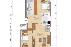 Wohnen auf höchstem Niveau – 3 Zimmer Penthouse mit Dachterrasse in ruhiger Parklage, Poing – Die vollständige Adresse der Immobilie erhältst du vom Anbieter., 85586 Poing – Vorschaubild 18