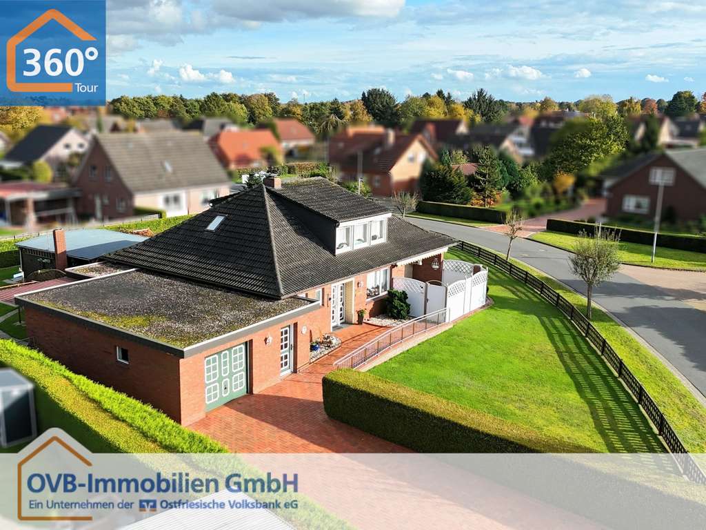 Immobilie in Moormerland - Sehr gepflegter Bungalow in ruhiger Wohnlage von Warsingsfehn - Bild 0