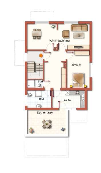 Grundriss Obergeschoss