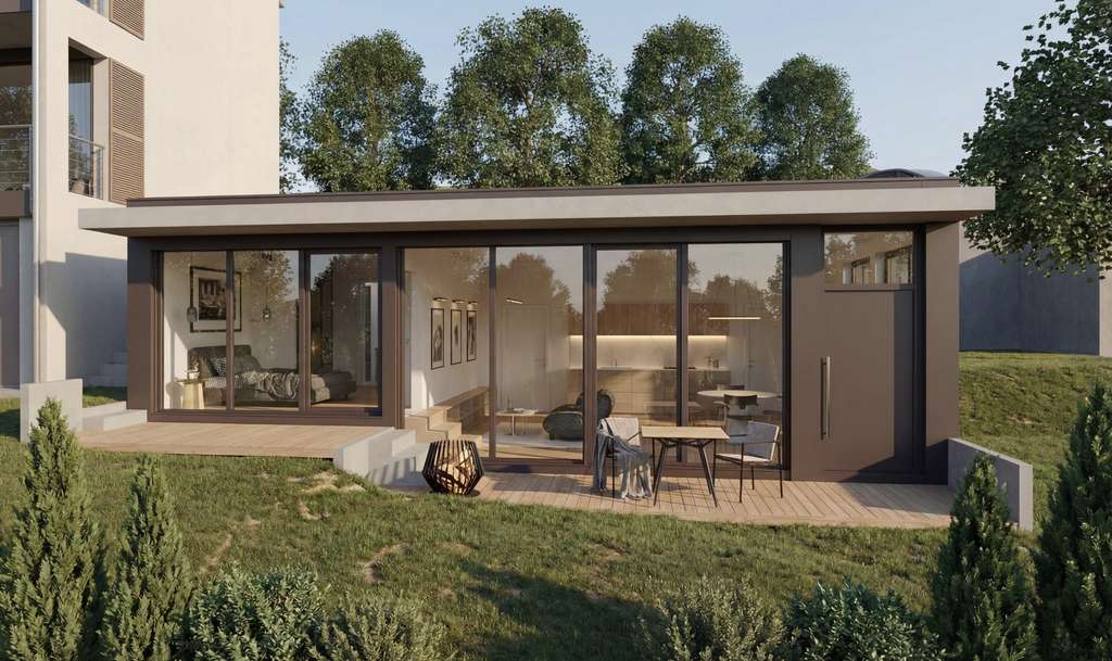 Immobilie in Bad Kötzting - Architektenwohnung am Kurpark – 2 Zimmer | Split-Level | Neubau KfW-40 - Bild 2