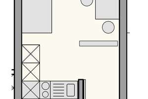 721.1025 Apartment (Studenten/Pendler/Azubis)  im DG mit kl. Terrasse als Niedrigenergiehaus v 2025! – Hermann-Wandersleb-Ring 12, 53121 Endenich, Bonn – Vorschaubild 3