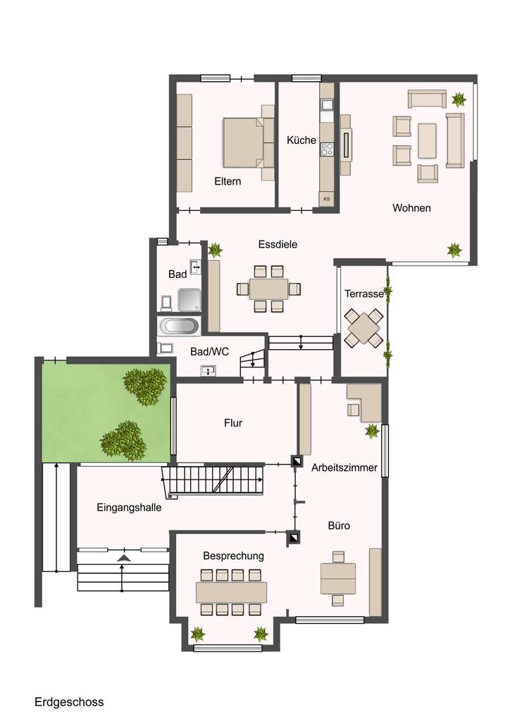 Immobilie in Bünde - Große Stadtvilla in der Innenstadt von Bünde... - Bild 1