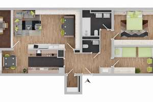 Mit Aufzug: moderne 3,5-ZW mit toller Aussicht und TG-Stellplatz in Hoffeld – Die vollständige Adresse der Immobilie erhältst du vom Anbieter., 70597 Hoffeld, Stuttgart – Vorschaubild 15