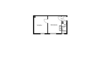 Ideal für Singles! Schnuckelige 1-Zi.-Single-Wohnung – Elisabethstr. 31, 86167 Lechhausen-West, Augsburg – Vorschaubild 2