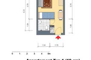 Ruhige, helle Appartements / 4 km bis Mensa II / 7 km zum Schloss / 3 km bis BAB – Die vollständige Adresse der Immobilie erhältst du vom Anbieter., 48161 Nienberge, Münster – Vorschaubild 1