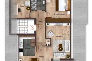 Sofort frei ! Helle, freundliche voll möblierte 2,5 Zimmer Wohnung mit Balkon, Ulm-Söflingen – Blaubeurerstraße 213, 89081 Söflingen, Ulm – Vorschaubild 15