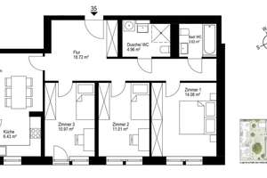 4 Zimmer voller Lebensqualität – 79115 Haslach-Gartenstadt, Freiburg im Breisgau – Vorschaubild 7