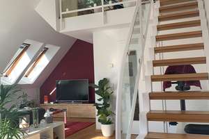 Preisangebot! Bezugsfreie, helle DG Maisonette mit großer Dachterrasse