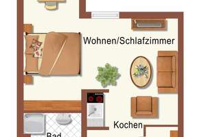 Charmante und frisch renovierte Singlewohnung mit Pantryküche in Eversten zu vermieten! – Die vollständige Adresse der Immobilie erhältst du vom Anbieter., 26131 Eversten, Oldenburg (Oldenburg) – Vorschaubild 7