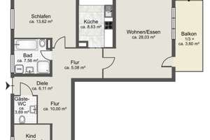Einfach zum Wohlfühlen: Charmante Wohnung mit Balkon und Terrasse – Die vollständige Adresse der Immobilie erhältst du vom Anbieter., 69493 Hirschberg an der Bergstraße – Vorschaubild 10