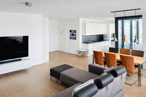 Exklusive Lobby im Hotelstil · Modernes Luxusapartment mit direktem Skyline-Blick in Frankfurt – Die vollständige Adresse der Immobilie erhältst du vom Anbieter., 60486 Gallus, Frankfurt am Main – Vorschaubild 6