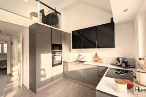 Moderne & edle Dachgeschosswohnung mit großem SÜD-Balkon (19m²) - 5 Gehminuten vom Feldmochinger See – Karlsfelder Str. 38 C, 80995 Feldmoching, München – Vorschaubild 5