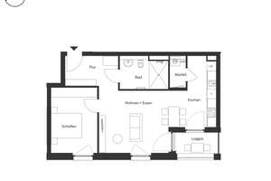 Schöne 2-Zimmer WHG mit Loggia – Steinworth 6, 30539 Bemerode, Hannover – Vorschaubild 11