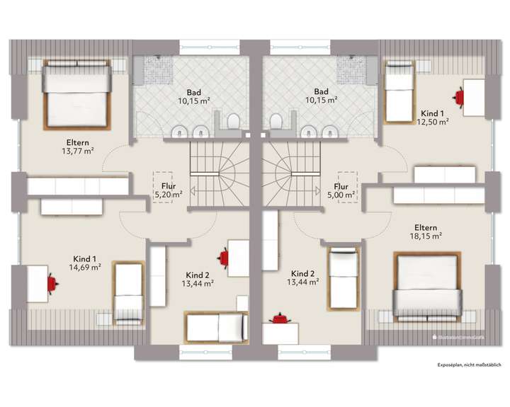 Grundriss Dachgeschoss 3.4