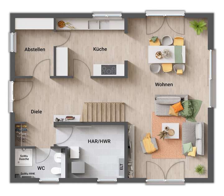 Grundrissvariante 9 EG