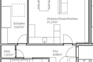 Alles NEU!  3-Zimmer EOF-Wohnung mit WBS und Einkommensstufe 2 – Paul-Gossen-Straße 91, 91052 Rathenau, Erlangen – Vorschaubild 10