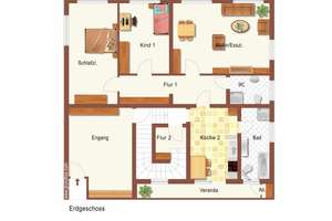 3 Zimmer-Wohnung EG mit Veranda in attraktiver Lage von Kiel-Russee -Erstbezug nach Modernisierung- – Die vollständige Adresse der Immobilie erhältst du vom Anbieter., 24111 Russee, Kiel – Vorschaubild 17