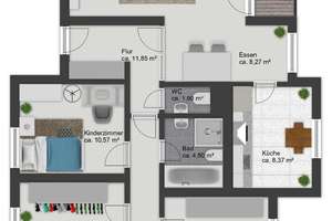 Wohnung fängt mit W an - Watenbüttel auch! Auf in die eigenen vier Wände. – Die vollständige Adresse der Immobilie erhältst du vom Anbieter., 38112 Lehndorf-Watenbüttel, Braunschweig – Vorschaubild 12
