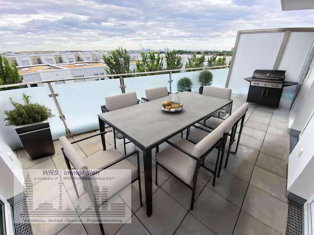 Ruhiger Dachterrassentraum mit unverbaubarem Skylineblick