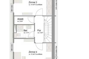 Modernes Reihenmittelhaus mit EBK, Garten & Tiefgaragen-Stellplatz  in Wiesbaden-Erbenheim – Wiesbaden – Vorschaubild 13